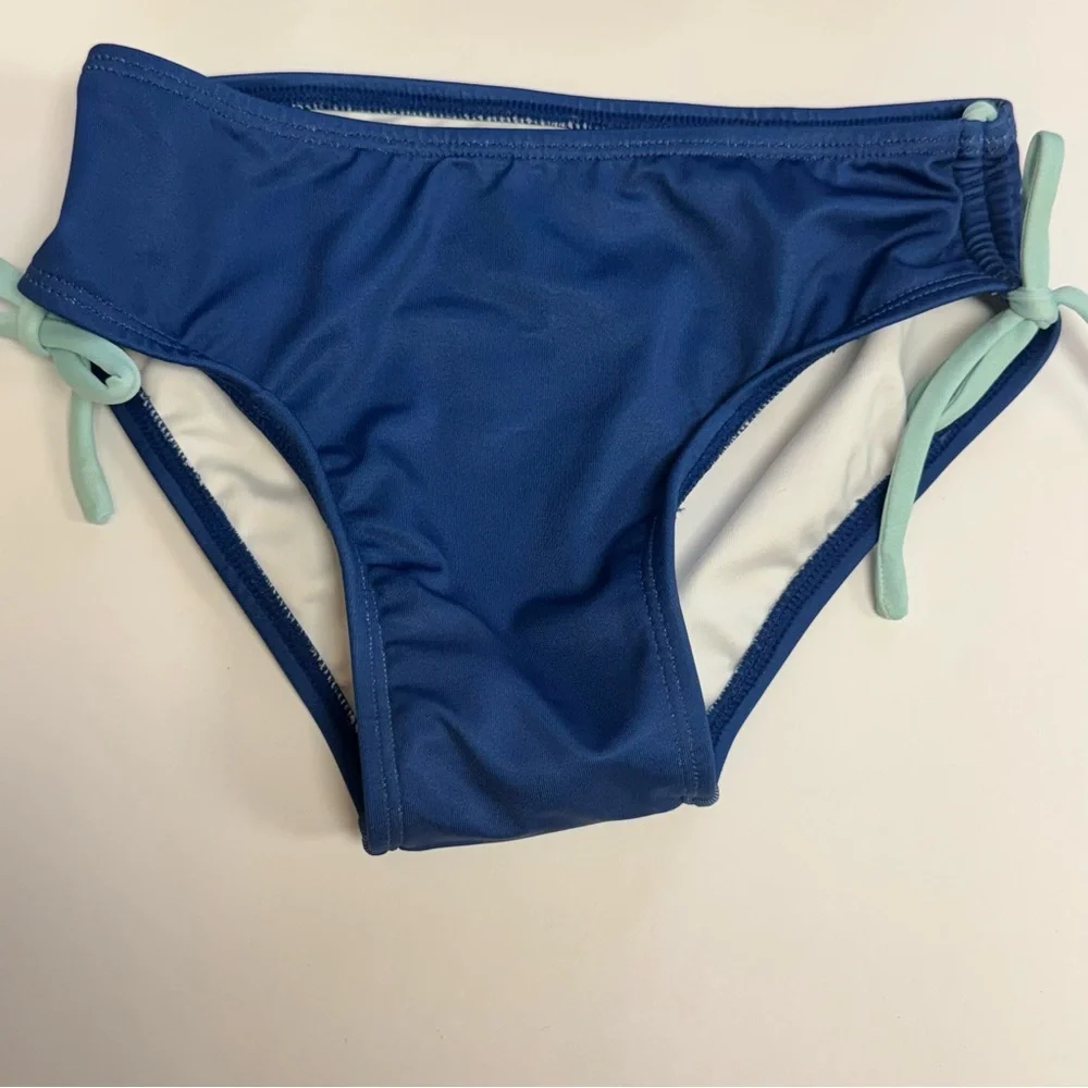 WILDLING NWT Camp Stripe Navy Tankini Set Girls 4T SW006B Orange Yellow Blue